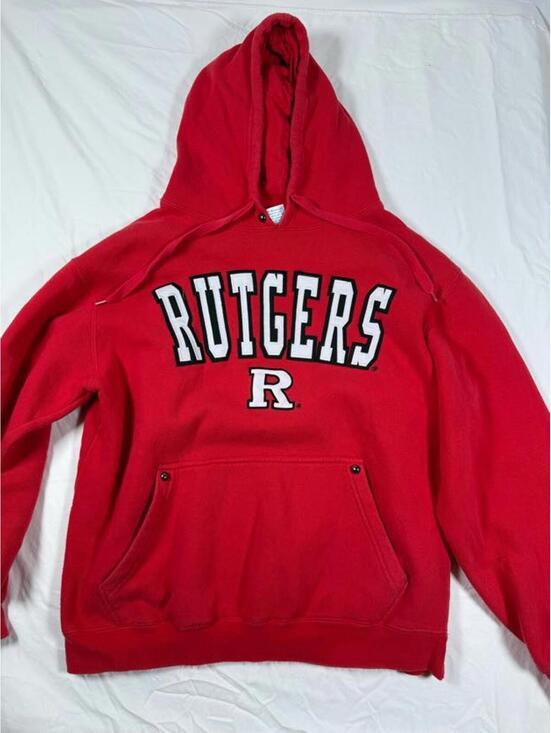 E5 Other - E5 Rutgers University Red Hoodie Sweatshirt Medium